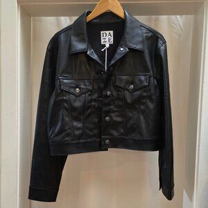 Faux Leather Jacket